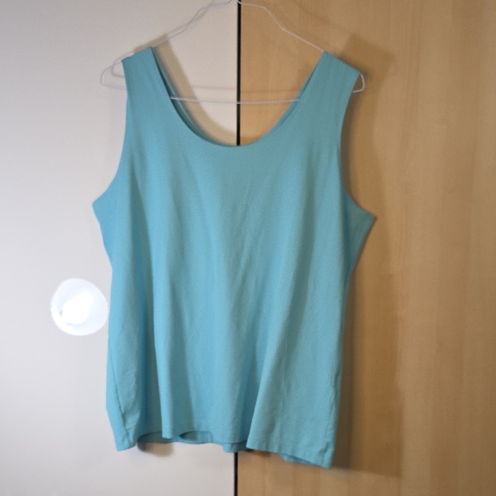 Light Blue Tank Top, Chico's Preloved, Approx XL